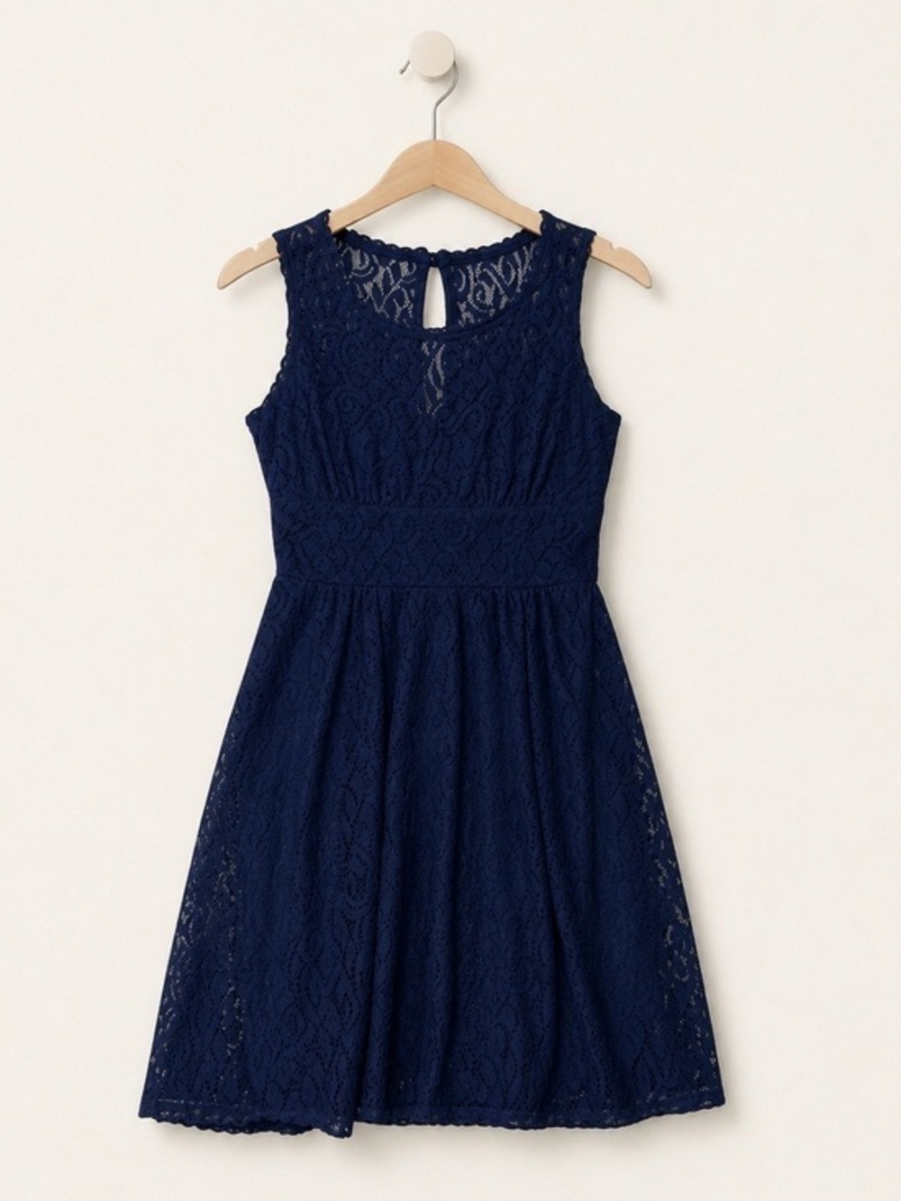 B Darlin Navy Lace Dress Size 1 / 2